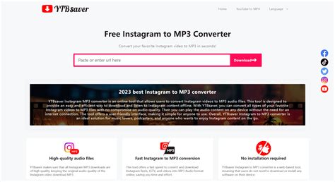 converter video instagram to mp3|Top 5 Free Instagram to MP3 Converters You Cant Miss in 2024